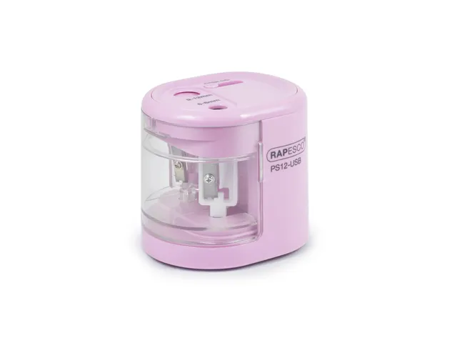 #Rapesco PS12-USB - Autopuntenslijper rose