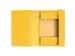 Elastomap 3 kleppen glanskarton 355gm² - A4-Geel