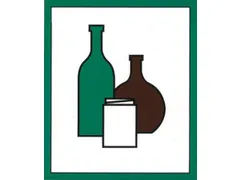 Pictogram Stickers Voor Afvalverzamelaar 6 Symbolen