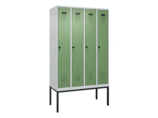 locker voor scheiding van kleding,HxBxD 2120x1200x500mm,4vak - 2
