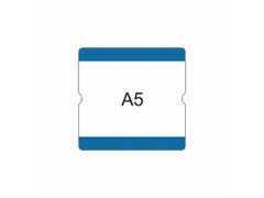 beschrijfbare hoes,markering HxB 216x231mm,PVC,blauw