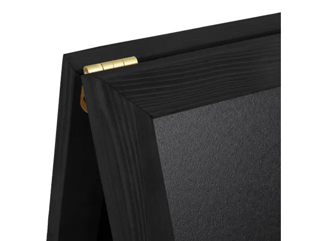 Krijt stoepbord Europel 660x1040 mm DELUX zwart