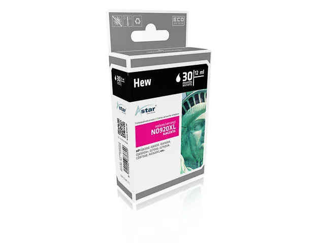 AS15229 ASTAR HP 920XL OJ Inkt magenta HC rebuilt 700pag Chip 12ml