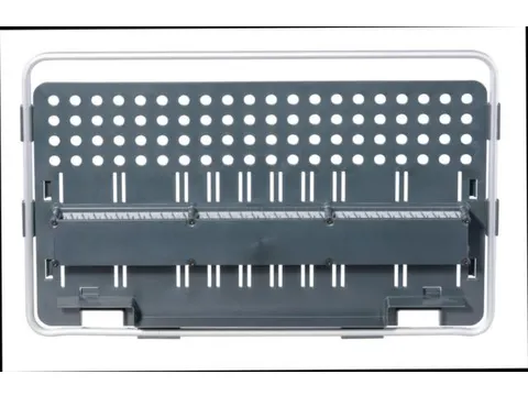 gereedschapshouder,borstelhouder,HxBxD 285x440x50mm,grijs