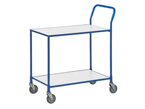 tafelwagen,draagverm. 150kg,2xstaalplaat,laadvl. LxB 760x430mm