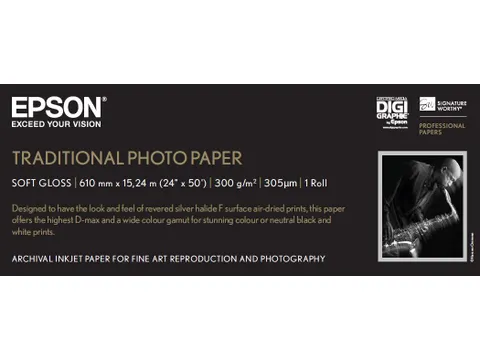 Traditional Photo Paper, 24 inch x 15 m