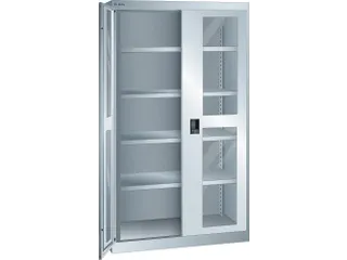 zwaarlastkast met openslaande deuren,HxBxD 1950x1100x641mm,lak RAL7035 - 2
