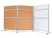 Presentatiewand Schrijfoppervlak Hxb 150X120Cm Aluminium Frame