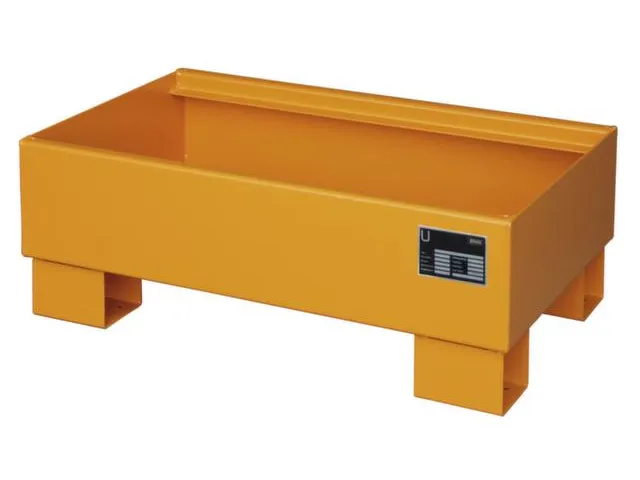 Opvangbak Staalplaat Bxdxh 800X500X290Mm Opvangvol. 65L Open Ral2000