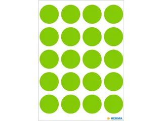 HERMA 1875 Multipurpose etiketten Rond 19mm Groen 100 stuks - 2