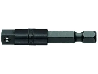 673 6.3 Inzetstukhouder 1/4 inch zeskant - 1/4 inch vierkant - 1