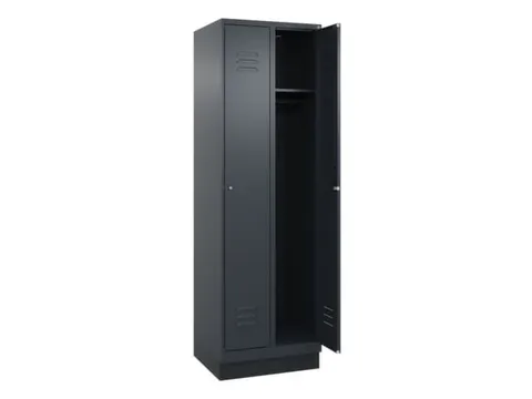 locker,HxBxD 1950x600x500mm,2vak,vak B 300mm,cil.-slot,sokkel