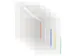 L-map transparant met groene indexstrook 10 stuks