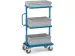 Bijzetwagen 32902 Met 3 Eurobakken 200kg 600x400mm Ral5007