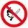 verbodsbord,geen open vlam,sticker,folie,lang nalichtend,Ø 200mm