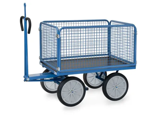 Handtrekwagen Trekoog 6434vz 1000kg 1200x800mm Draadgaas Rubber
