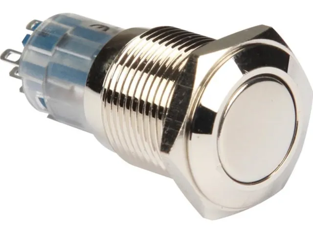 Ronde Metalen Schakelaar Dpdt 2NO 2NC