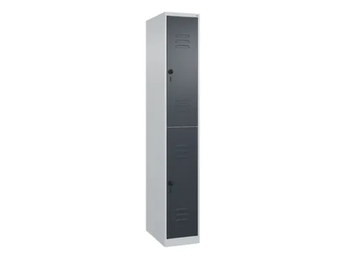 dubbeldekse locker,HxBxD 1850x300x500mm,1x2vak.,vak B 300mm