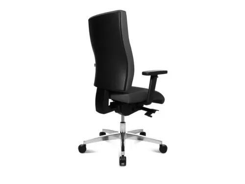 Bureaustoel,Synchroonmech.,M. Armleuningen,Zitting Polyester Antraciet