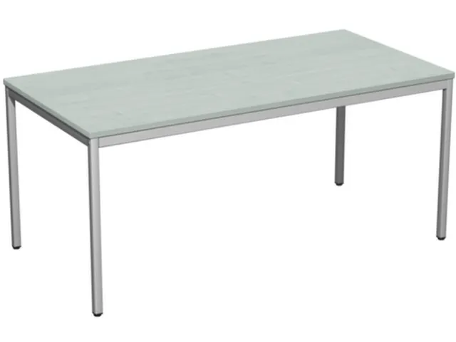 Bureau Hxbxd 720x1600x800mm Bladdecor Lichtgrijs Frame Ral9006