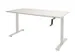 Bureau Assis/debout Dextro Slinger Pieds T 180x90 Blanc - Cadre Blanc
