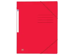 Top File+ elastomap uit karton, ft A4, rood