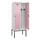 locker voor scheiding van kleding,HxBxD 2120x800x500mm,2vak