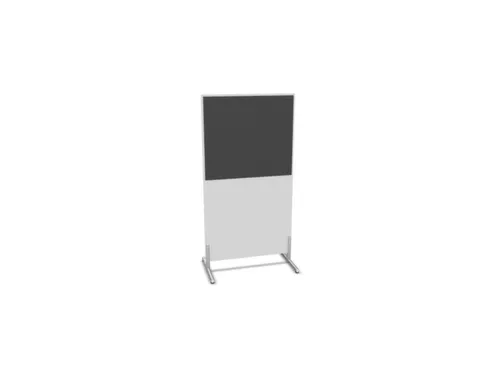 scheidingswand,HxB 1545x800mm,Bl-wit,BN8010-antraciet
