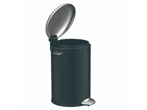 Pedaalemmer Belle Deluxe 3 Liter Zwart / Mat RVS
