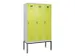 locker voor scheiding van kleding,HxBxD 2120x1200x500mm,3vak