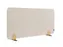 Elements Bureauscherm akoestisch 60x120cm Beige Houders