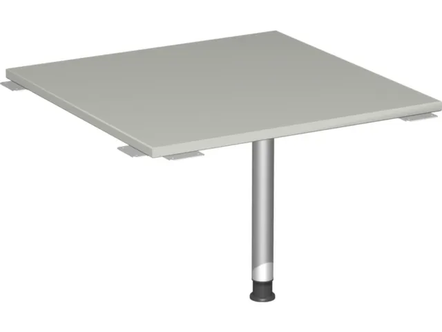 koppelelement voor bureau,90 °,HxBxD 680-800x800x800mm,blad lichtgrij