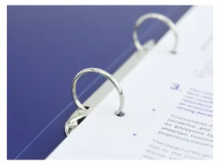 ringband A4 2-rings gerecycled assorti - 5