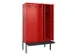 locker met bank,voor scheiding van kleding,HxBxD 2120x1200x815mm,4vak