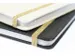 Carnet de notes Pure Croco A5 ligné 2 pces 80gramme 160pages noir et