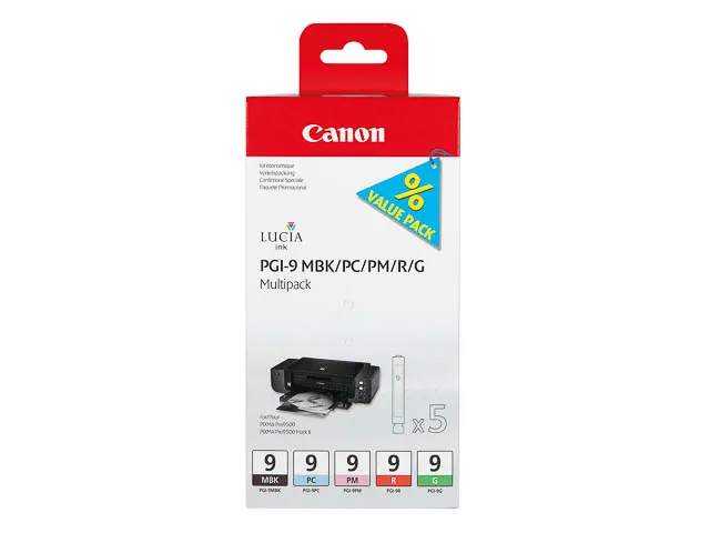 Pgi 9 Multipack Photo Zwart