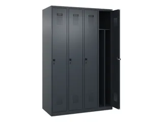 locker voor scheiding van kleding,HxBxD 1850x1200x500mm,4vak - 1