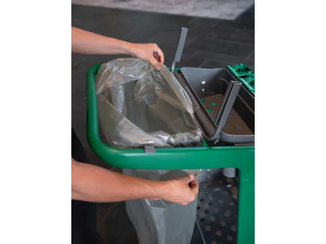 Support sac poubelle Vikan Hygiene pour station mobile HyGo Gris