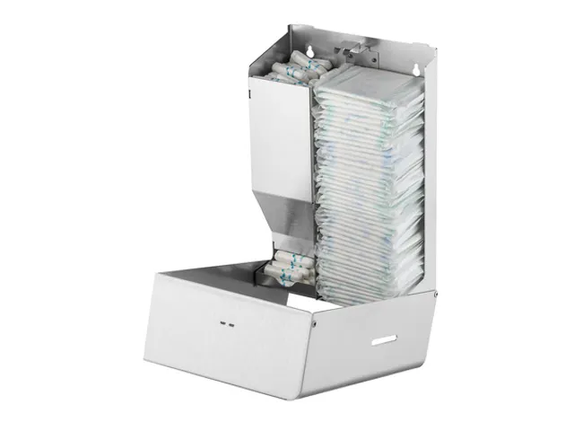 MediQo-line Maandverband- & tampondispenser klein RVS, MQSTB E