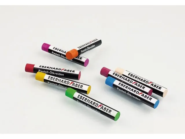 Oliepastelkrijt Eberhard Faber 11mm doos a 36 st assorti