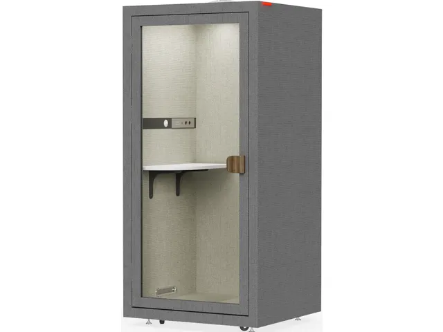 Belcel 003 Akoestische Werkpod Grijs met Ventilatie