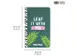 Carnet de notes Pukka Pad 13x21cm SC ligné Leaf it with me