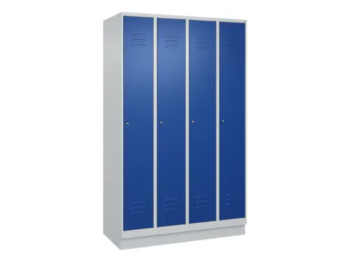 locker voor scheiding van kleding,HxBxD 1950x1200x500mm,4vak