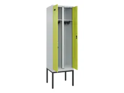 locker voor scheiding van kleding,HxBxD 2120x600x500mm,2vak