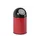 Afvalbak met pushdeksel en binnenemmer 30 Liter Rood