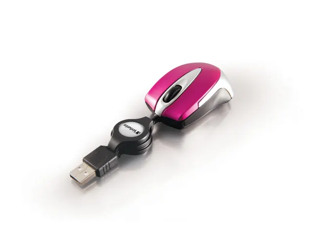 Verbatim Go Mini muis USB Type-A Optisch 1000 DPI Roze