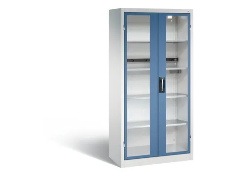 acculaadkast 1950x930x500mm 5stekkerdozen 230V cil.-slot front RAL5023