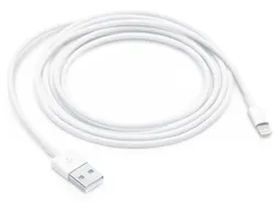 kabel, Lightning (8-pin) naar USB-A, 2 m, wit
