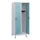 schoollocker,HxBxD 1630x600x500mm,2vak,vak B 300mm,draaigrendel,voeten