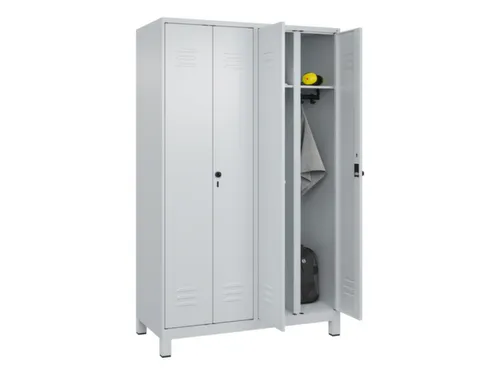 locker voor scheiding van kleding,HxBxD 1950x1200x500mm,4vak